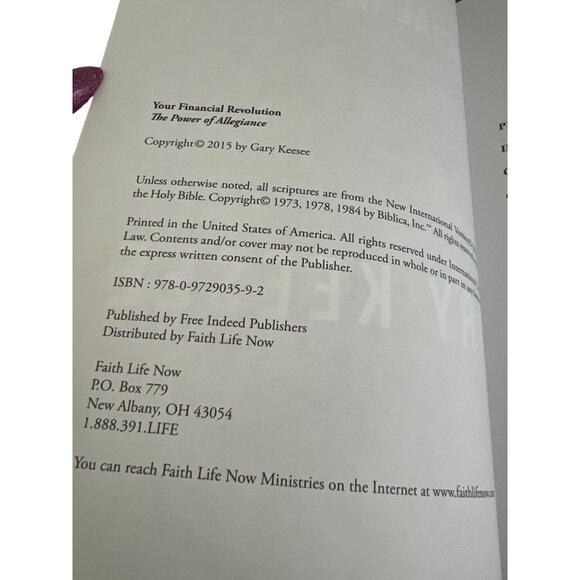 Your Financial Revolution: The Power Of Allegiance By Gary Keesee Paperback Book - Picture 3 of 4